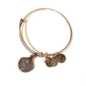 Alex & Ani® - Seashell Bangle in Rafaelian Silver